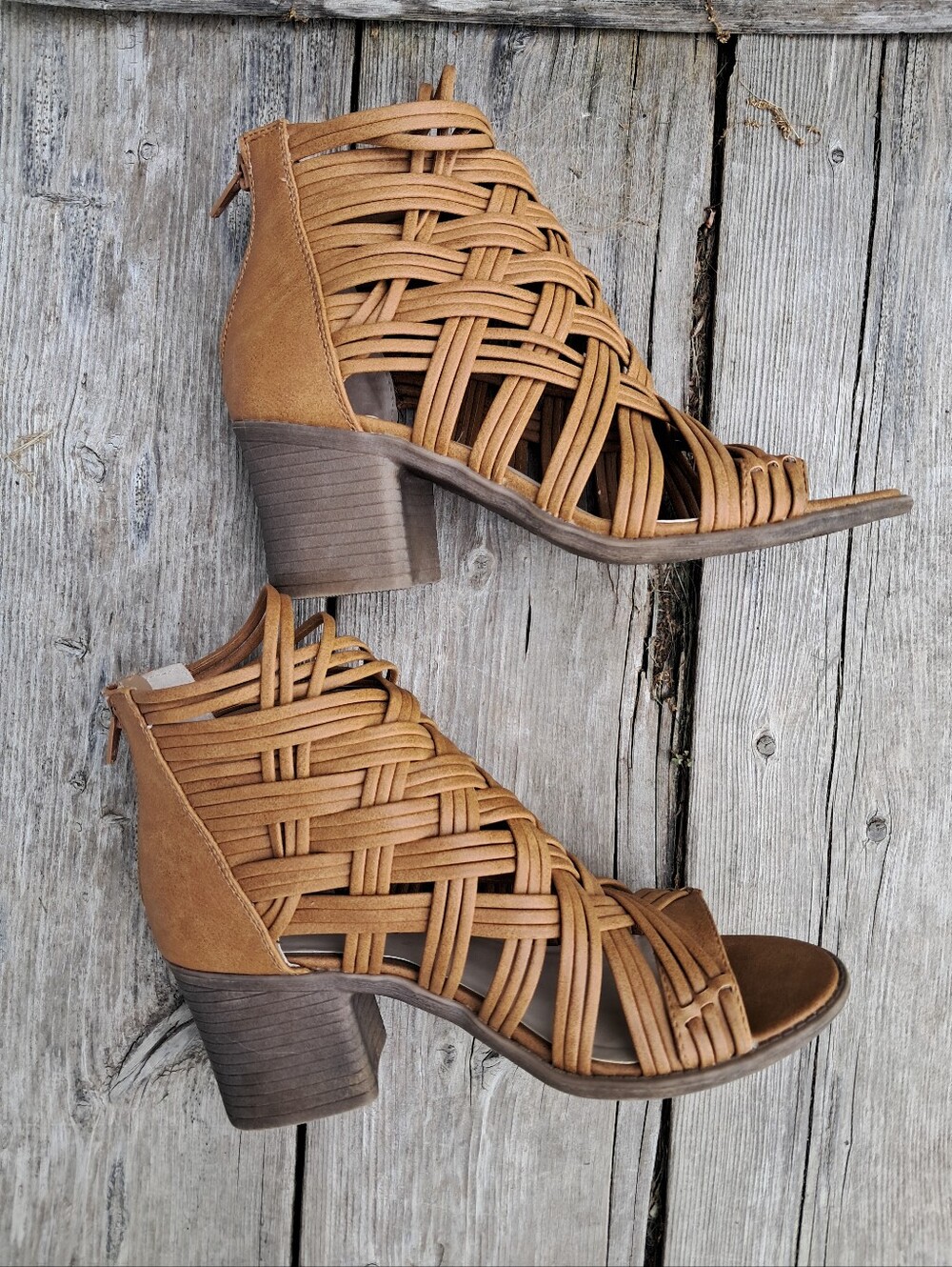 Seven Dials Peep Toe Heeled Gladiator Sandal